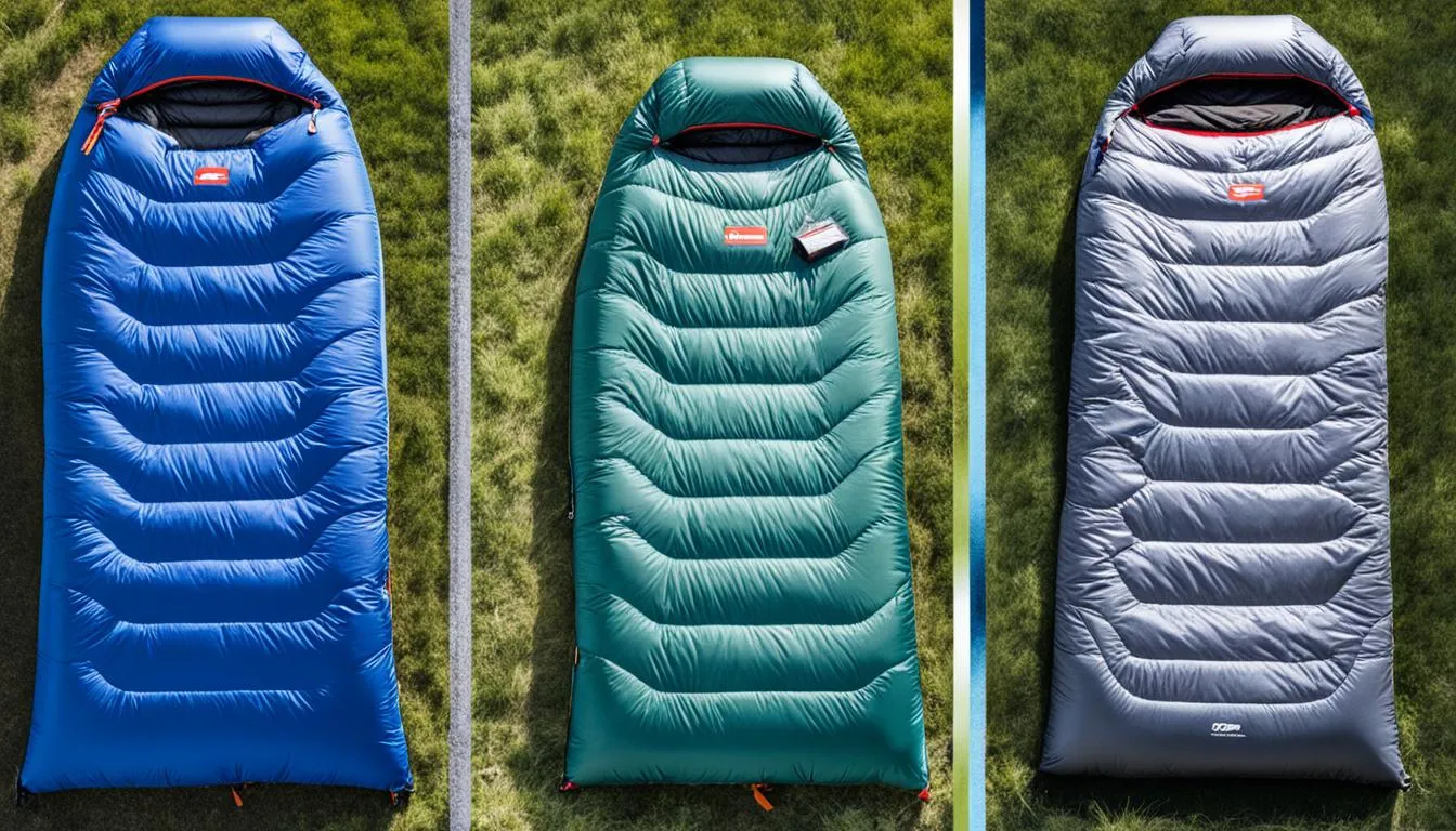 insulation types for double sleeping bags